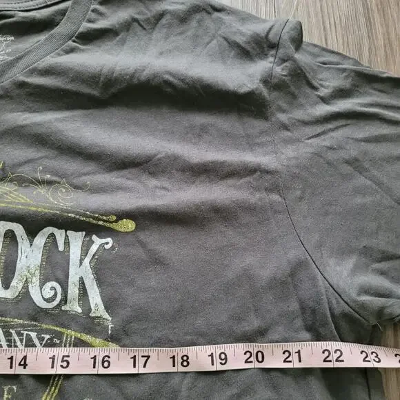NWT Hard Rock Mens T-Shirt Size 2XL Gray 100% Cotton Short Sleeves Crew Neck - Picture 6 of 7